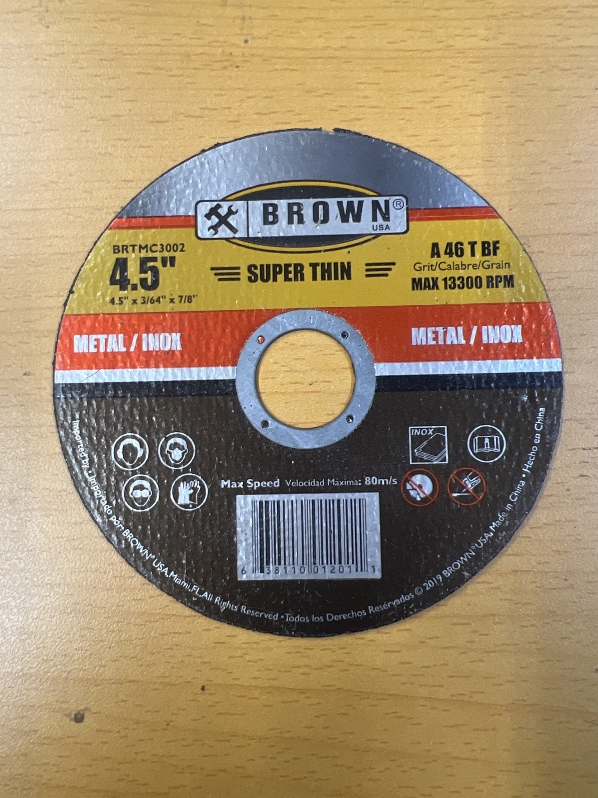 Brown 4 1/2 Cutting