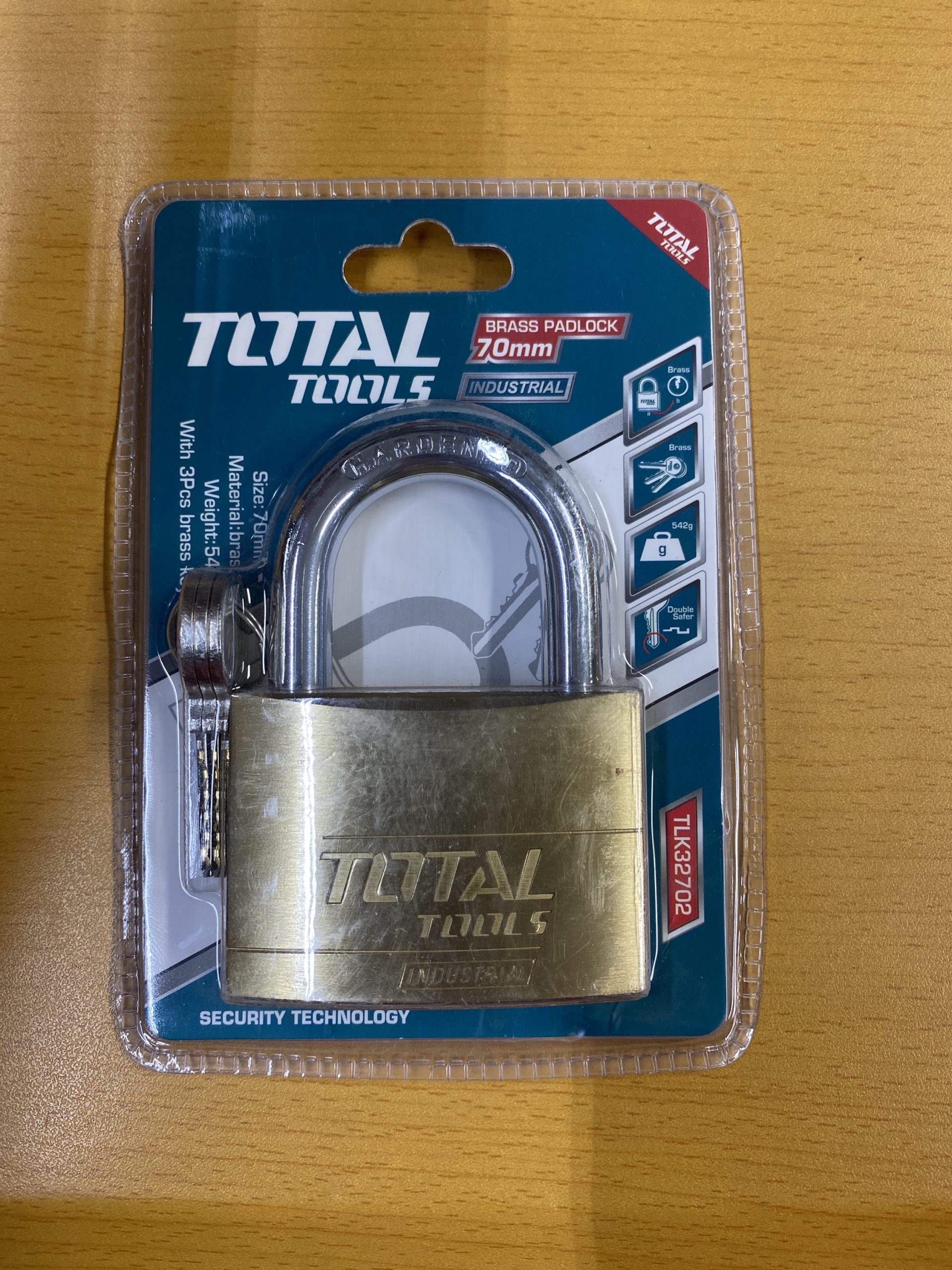 70MM Heavy Duty Brass Padlock