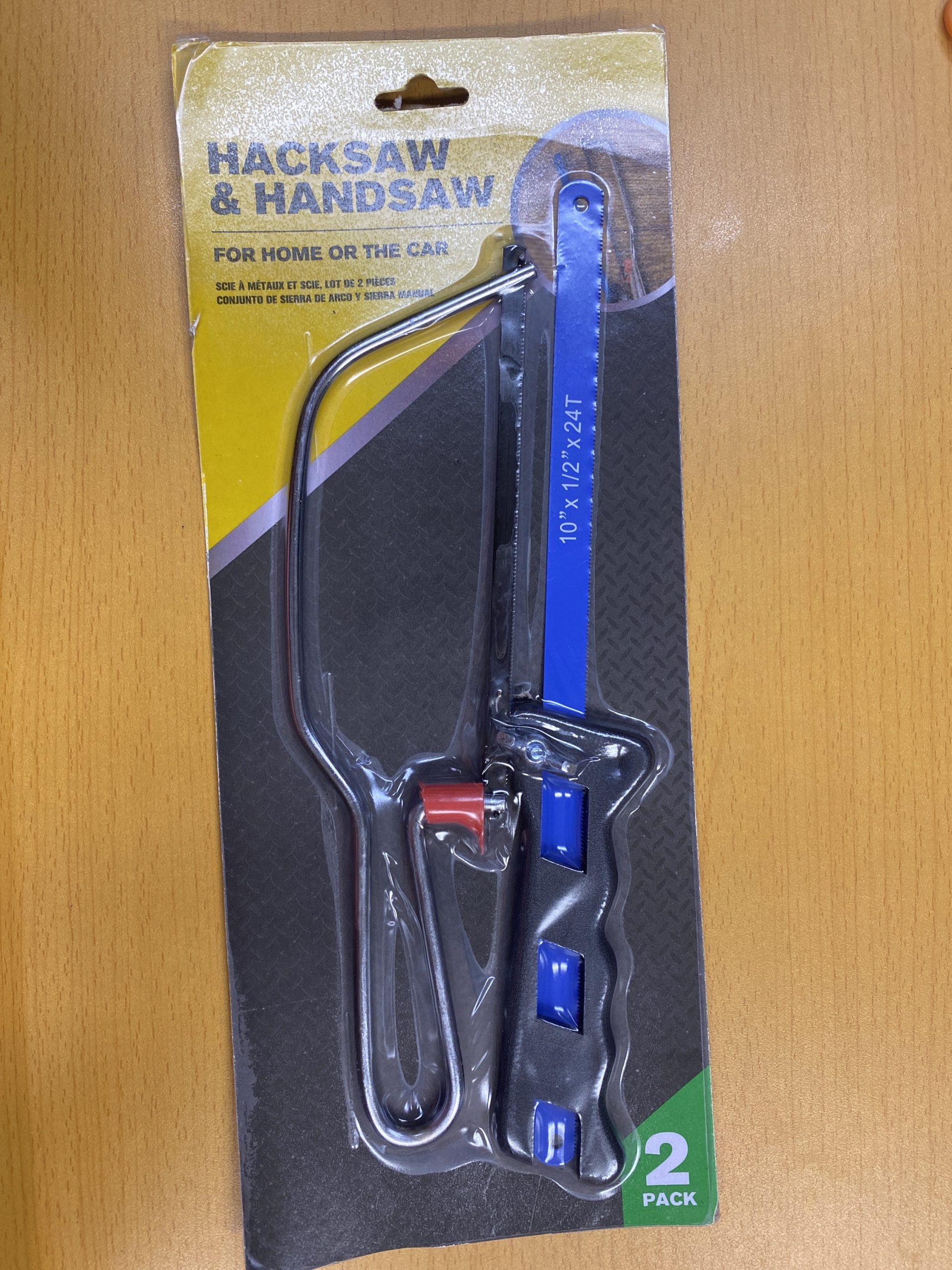 Hacksaw and Handsaw 2pc Set